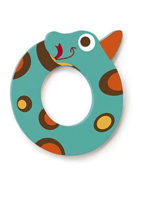 letter O slang aqua 5.5 cm