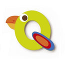 letter Q vogel groen 5.5 cm