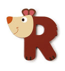 letter R beer bruin 5.5 cm