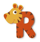 letter R tijger oranje 5.5 cm
