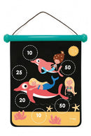 magnetisch dartbord Zeemeermin 40 x 31 cm 8-delig