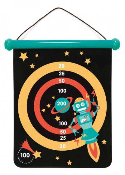 magnetisch dartspel 40 x 31 cm robot
