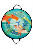 werpspel Dino magnetisch 60 cm siliconen groen 4-delig