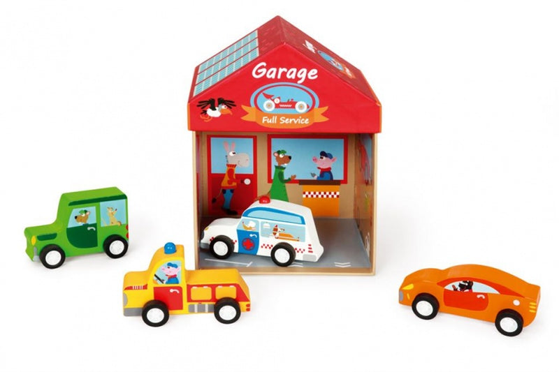 speeldoos Garage 2-in-1 5-delig
