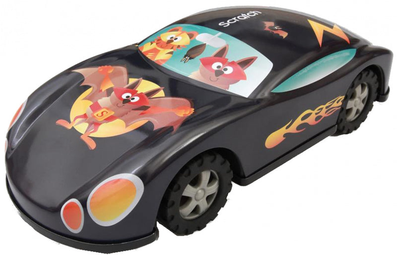 speelgoedauto Hero junior 23 cm metaal zwart