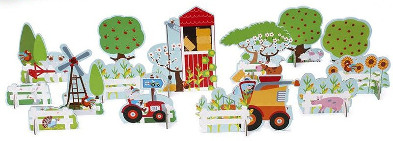 speelset boerderij 14-delig