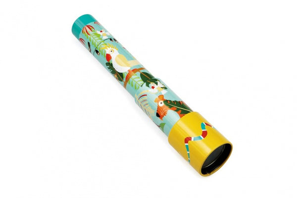 telescoop 18 cm staal groen/geel