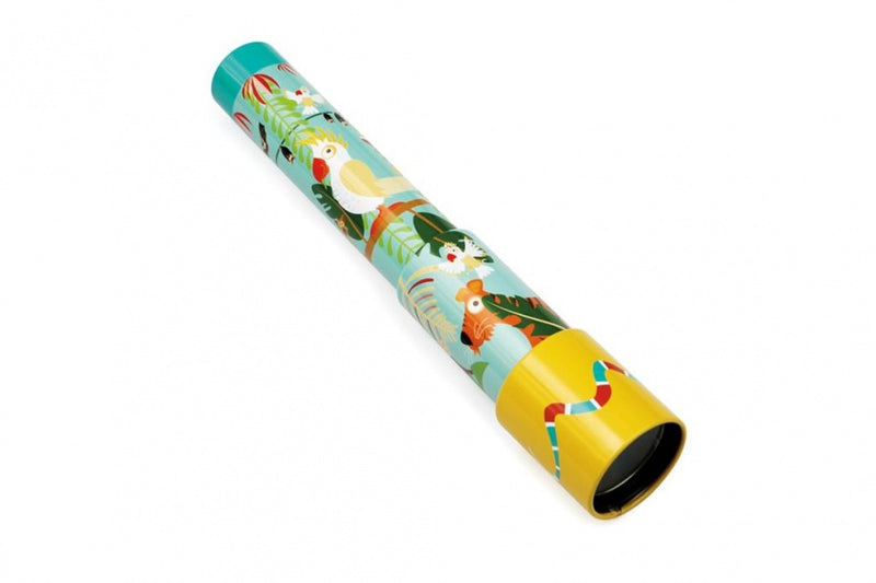 telescoop 18 cm staal groen/geel
