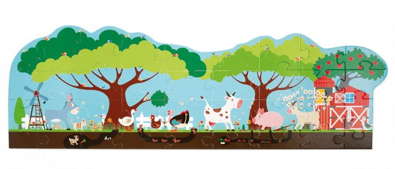 vloerpuzzel Boerderij XL 36 stukjes