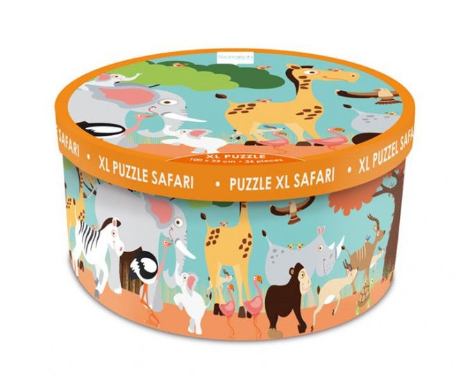 vloerpuzzel Safari XL 36 stukjes