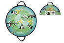 werpspel Panda magnetisch 60 cm siliconen blauw 4-delig