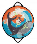 werpspel Surf magnetisch 60 cm siliconen oranje 4-delig