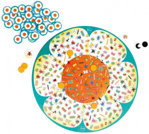 zoekspel insecten junior 50 cm karton blauw 51-delig