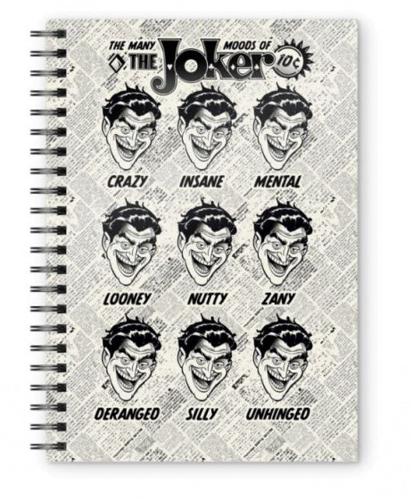notitieboek DC Comic: The Joker 15 x 21 cm karton wit