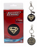 sleutelhanger Superman Golden Logo metaal zwart/goud