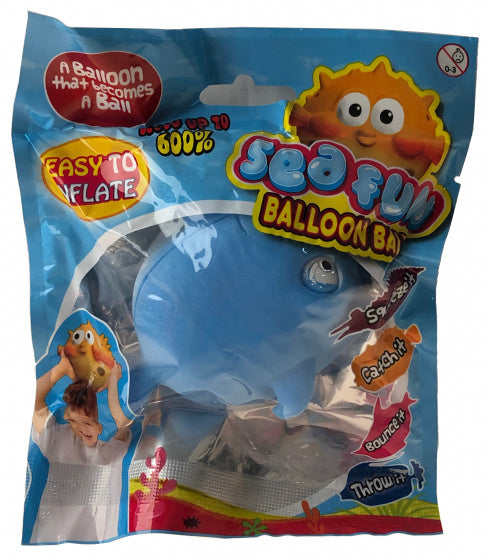 ballonbal junior 10 cm rubber blauw 2-delig