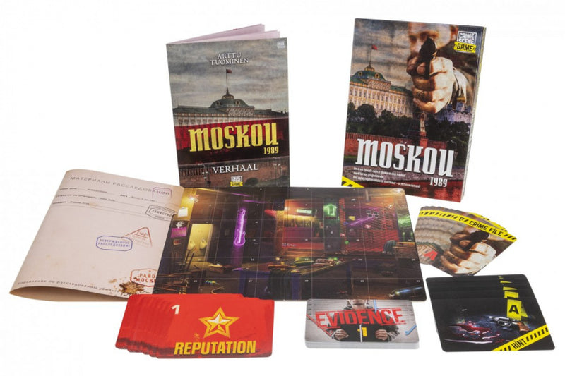 bordspel Crime Scene: Moscow 4-delig