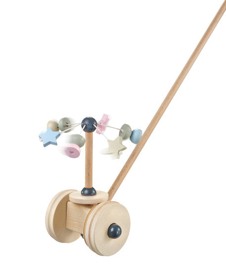 duwstok Sterrenkarusel junior 58 cm hout naturel
