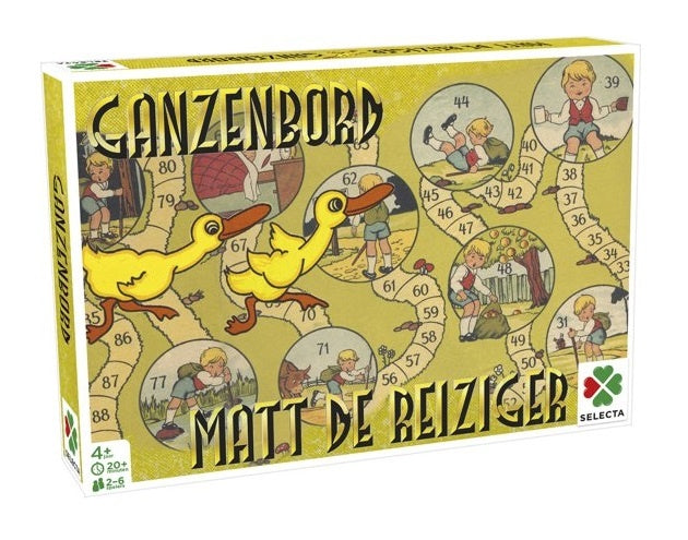 Bordspel Spellen van toen - Matt de Reiziger/Ganzenbord