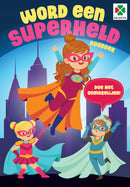 hobbyboek Word een superheld junior 30 x 21 cm papier