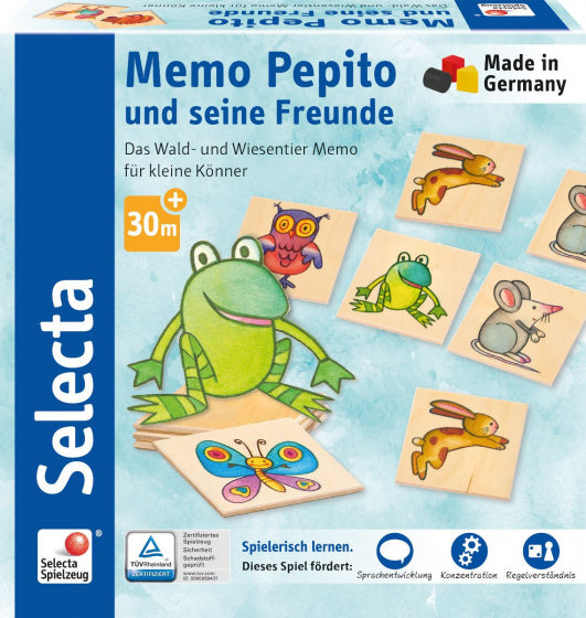memoryspel Memo Pepito junior hout 24-delig