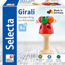 rammelaar & tuimmelaar Giralo 10 cm hout naturel/rood