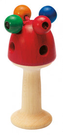 rammelaar & tuimmelaar Giralo 10 cm hout naturel/rood
