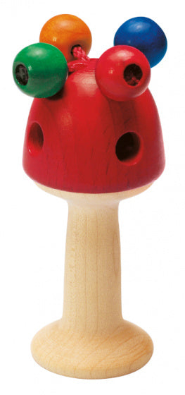 rammelaar & tuimmelaar Giralo 10 cm hout naturel/rood