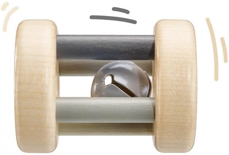 rammelaar jongens 7 cm hout naturel/grijs