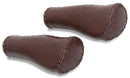 lederen handvatten 22 x 135 mm bruin per paar