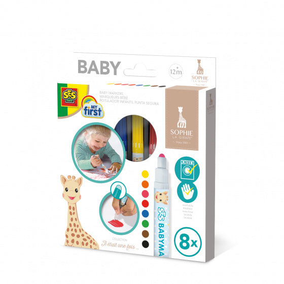 SES My First - Sophie la Girafe Babymarkers