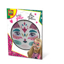 fashion glitter gezichtstattoos kat