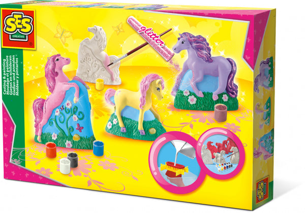 SES Paarden Gieten en Schilderen