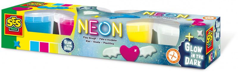 SES neon en glow in the dark klei 00461