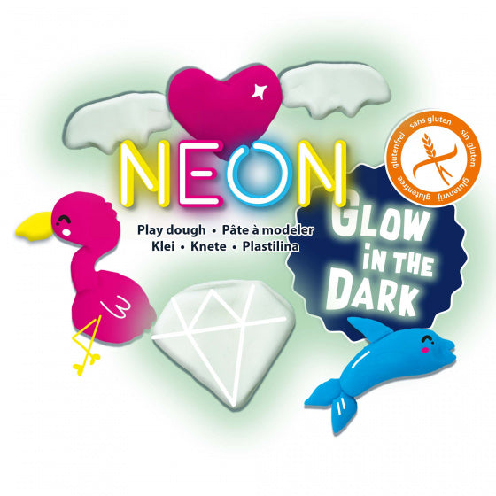 SES neon en glow in the dark klei 00461