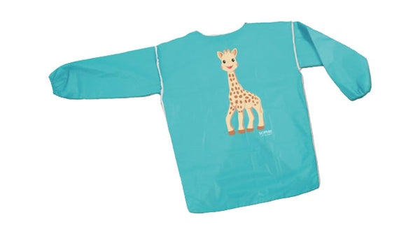 kliederschort Girafe junior canvas blauw 1-4 jaar
