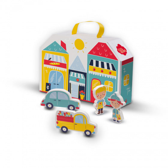 SES Petit Pretenders Winkelstraat Speelkoffer