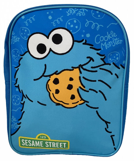 rugzak Koekiemonster 7,2 liter polyester blauw