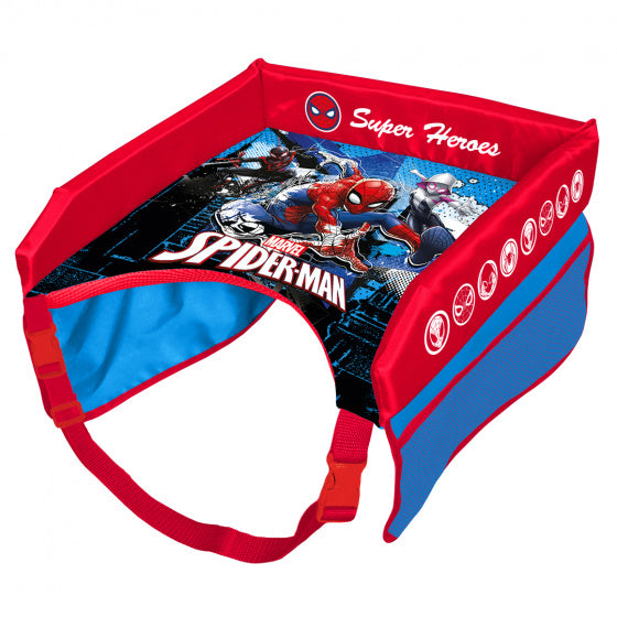 reistafel Spider-Man junior 37 x 37 x 8 cm blauw/rood