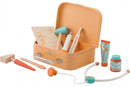 dokterskoffer set 10-delig oranje 20 x 15 x 8 cm