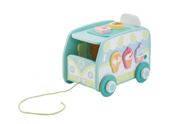 houten vormenstoof ijscowagen 11-delig