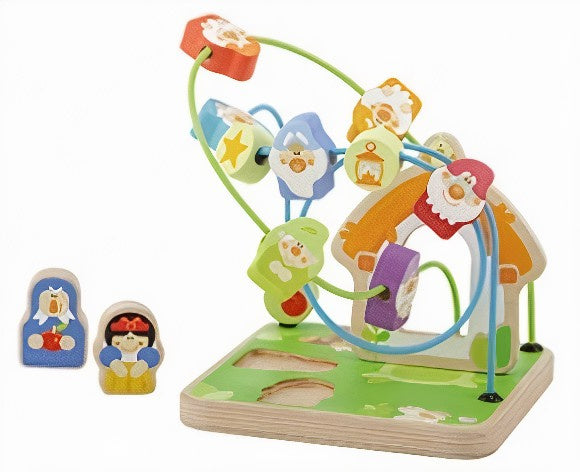 kralendoolhof Sprookje junior 20 cm hout/staal 3-delig