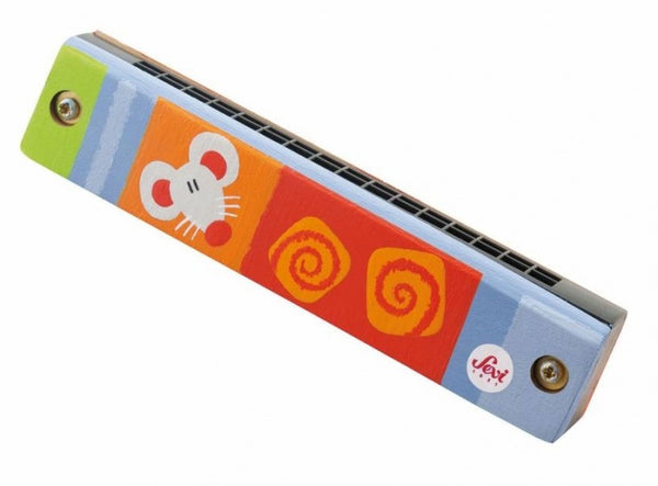 Mondharmonica Hout 13 cm