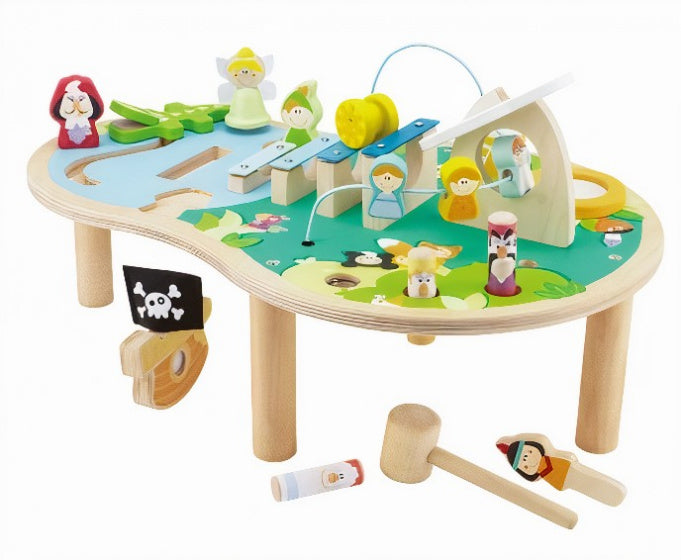 muziektafel Magic Island 56 cm hout 16-delig