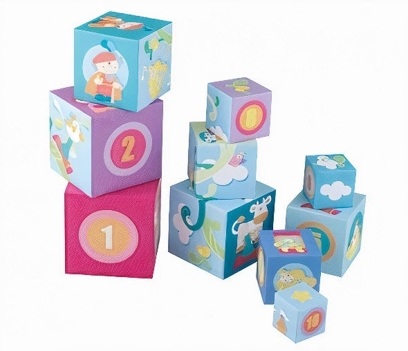 stapelblokken Sprookje junior 106 cm 10-delig