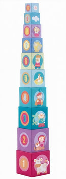 stapelblokken Sprookje junior 106 cm 10-delig