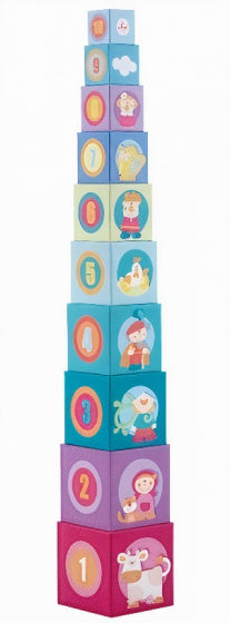 stapelblokken Sprookje junior 106 cm 10-delig