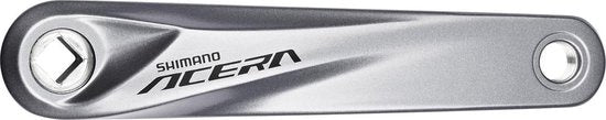 crankstel Acera FC-M3000 22-36T 175 mm zilver/zwart