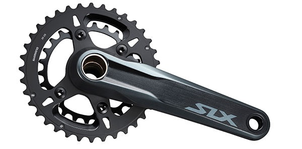 crankstel SLX M7100 36x26T aluminium zwart