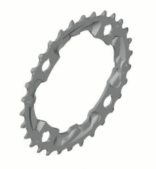 Kettingblad 30 tands Shimano FC-MT500 / FC-M523 (AN) 10 speed - zwart